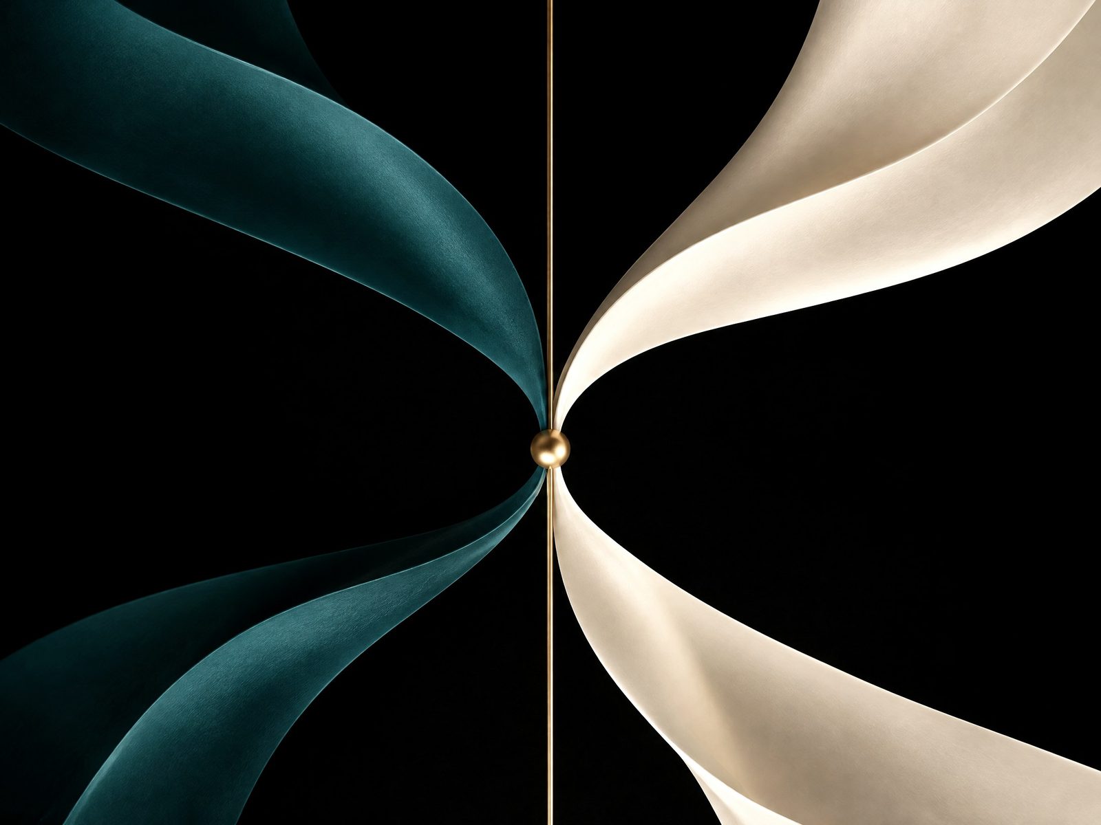 Abstract balanced exchange representing peer recognition